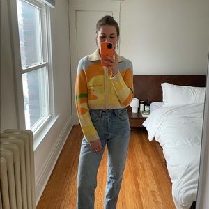 House of Sunny tripper Jacquard Cardigan